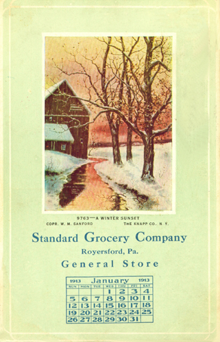 RFM - Standard Grocery Calendar 1913