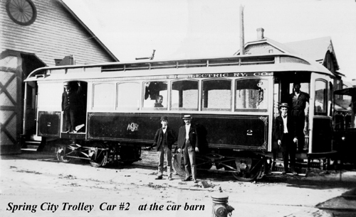 SCT - Trolley at Car Barn